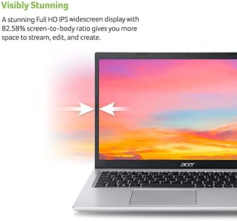 Acer Aspire 5 A515-56-32DK Slim Laptop - 15.6 Full HD IPS Display - 11th Gen Intel i3-1115G4 Dual Core Processor - 4GB DDR4 - 128GB NVMe SSD - WiFi 6 - Windows 11 Home in S mode. - Image 5