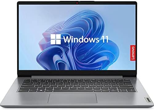 Lenovo 14 Laptop， IdeaPad 1， Intel Quad-core Processor， 14 HD Anti-Glare Display， 4GB RAM， HDMI， SD Card Reader， Long Battery Life， Includes MS Office 365， Windows 11 Home in S Mode (256GB SSD)