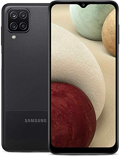 Samsung Galaxy A12 (32GB， 3GB) 6.5 HD+， Quad Camera， 5000mAh Battery， Global 4G Volte (AT&T Unlocked for T-Mobile， Verizon， Metro) A125U (Black) (Renewed)