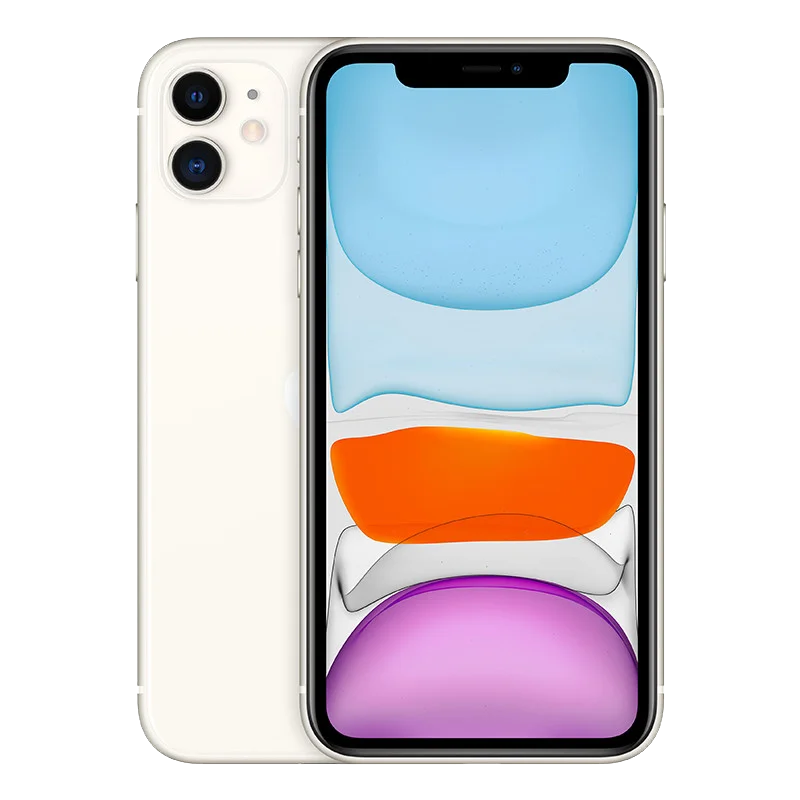 Original Used Apple iPhone 11 4G Mobile Phone 6.1" Liquid Retina Display 64/128/256GB Unlocked Dual Camera A13 CPU LTE CellPhone